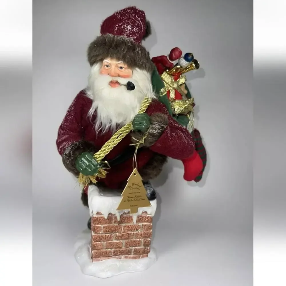 Thomas Kincaid’s  So Real Santa Collection “The Wonder Of Christmas” Figurine I